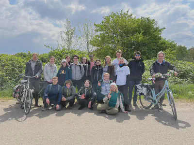 The Living Lab team during the Climate Café, April 2022